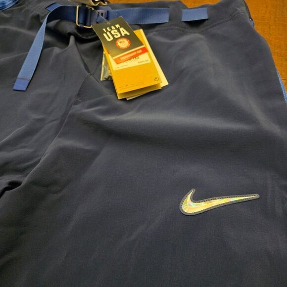 Nike Paris 2024 Team Issued USA Olympic Pants Blue DZ3562-492 Men's Size L - Picture 2 of 5